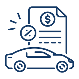 Car loan agreement graphic design