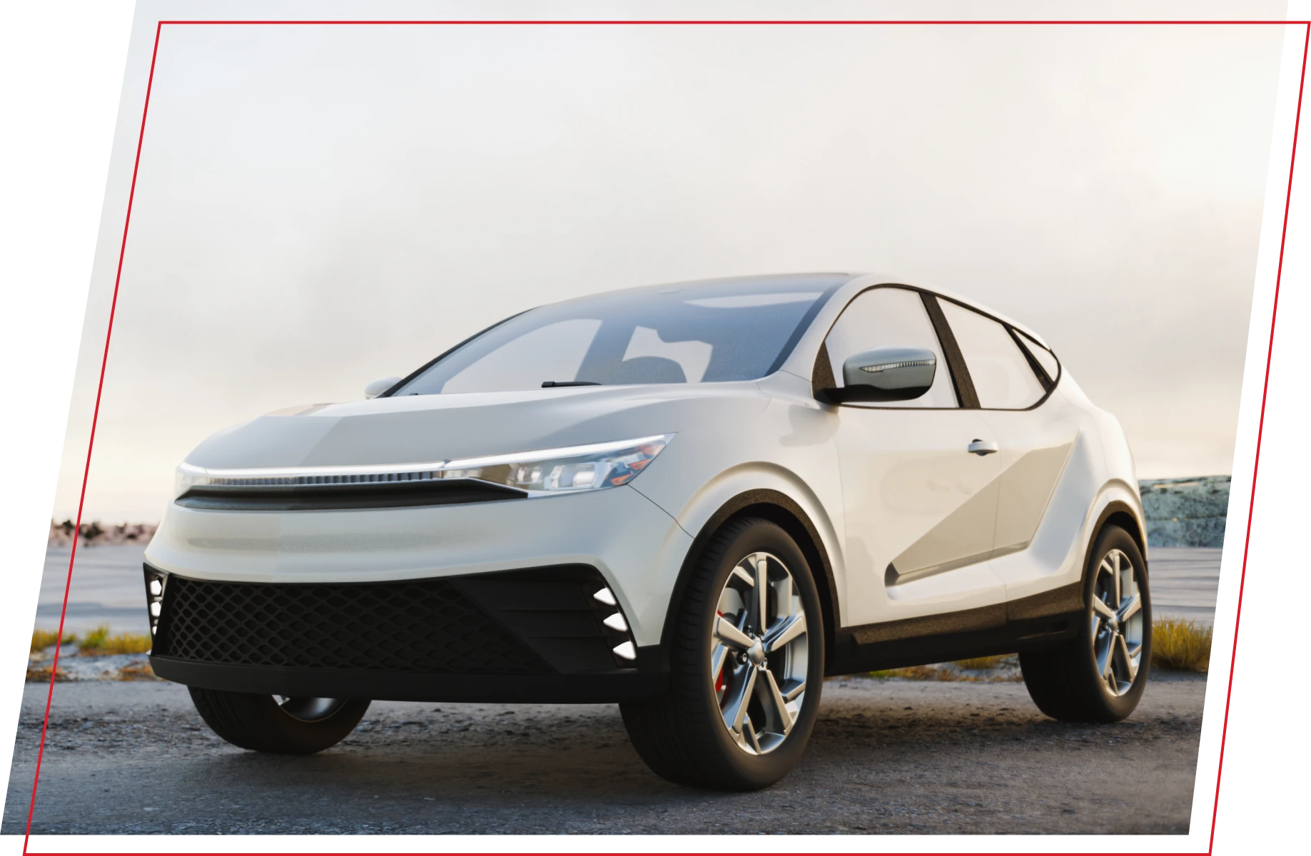 Modern SUV with sleek design